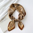 thumbnail image 1 of Pañuelo cuadrado pequeño de seda para mujer, banda para el pelo para primavera y otoño, verano, protección para el cuello, estilo extranjero, para estudiantes, bufanda decorativa profesional, 1 of 6