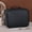 Black, variant on Large Capacity Multi-Functional Cosmetic Organizer Bag | 3-in-1 Zoned Storage Design | Water-Resistant PU Makeup Brush Case | Portable Travel & School Makeup Bag | 9.84x7.28x4.33 Inches