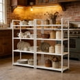 thumbnail image 6 of Kitchen Rack Trolley,45"x20"x11" Floor Standing Multi Layer Household Storage Rack with Wheels, Bathroom Organizer for Toiletries and Daily Necessities, Space Saving Shelving Unit, 6 of 6