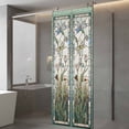 thumbnail image 3 of Vintage Floral Window Privacy Film, Retro Abstract Art Summer Flowers Watercolor Static Cling UV Sun Blocking Heat Control Window Tint, Non-Adhesive One Way Windows Privacy Cover 23.6''x59'', 3 of 7