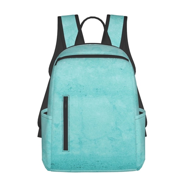 Disketp Blue And Turquoise Mochila Ligera e Impermeable, Mochila de Día Resistente para Viajes, Senderismo y Uso Diario para Hombre y Mujer