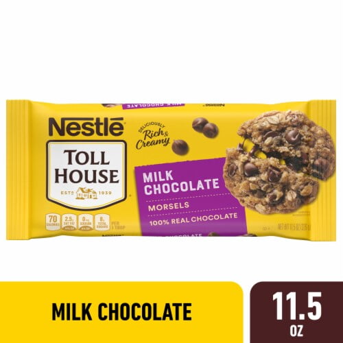2X - Nestle Toll House Milk Chocolate Chips-net wt 11.5 oz