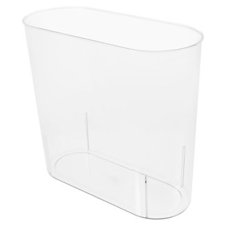 2 Pack 1.5 Gallon Slim Trash Can, Plastic Garbage Container Bin