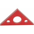 thumbnail image 4 of Regla de ángulo de aleación de aluminio de 45 grados, regla triangular métrica en pulgadas, herramienta de diseño cuadrado, herramienta multifunción cuadrada de carpintero para taller de carpintería, 4 of 5