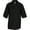 BLACK, variant on Fame Fabric Unisex 2 lower patch pockets Smock - K71