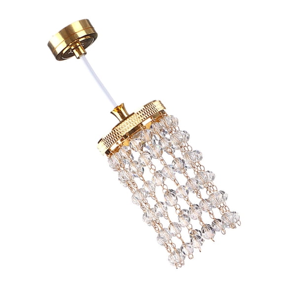 ROZYARD Miniature Ceiling Chandelier Model Figure For Creative Doll House Room Setting