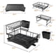 thumbnail image 4 of JShteea Rejilla Secado Tazones Doble Capa Estantes Platos Metal para Tazones (negro 2 Capas), 4 of 9