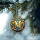 thumbnail image 1 of Ganfancp Adornos Personalizados para El Hogar Adornos con Nombre de Letra Adornos Personalizados con Inicial Regalos de Navidad Recuerdos Familiares Adornos con Monograma Ofertas Flash 1X Colgante de, 1 of 5