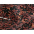 thumbnail image 3 of Ambesonne Autumnal Leaves Quilted Bedspread Set 3 Pcs, Neutral Boho Leafy, Queen, Burgundy Ruby, 3 of 4