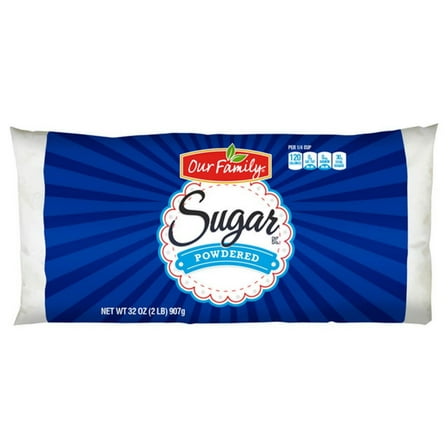 (Price/Case)Our Family Powdered Sugar 12/2lb, 868127