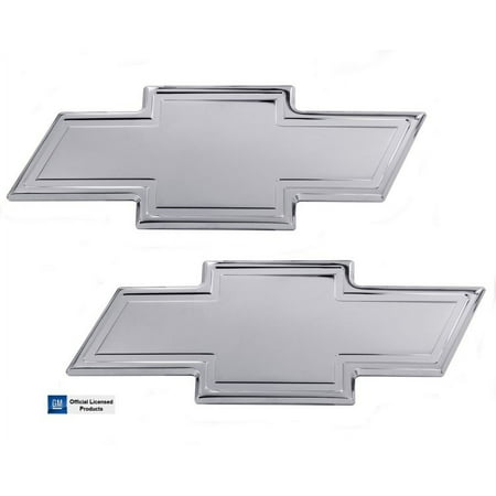 ALL SALES 96109C 07-14 TAHOE/SUBURBAN FRONT/REAR COMBO CHEVY BOWTIE GRILLE EMBLEM W/BORDER- CHROME