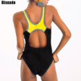 thumbnail image 2 of Women's Conservative Athletic Racerback One Piece Training Swimsuit Swimwear Bathing Suit Ty, 2 of 4