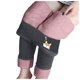 thumbnail image 1 of Leggings de mujer Invierno Térmico Forrado Súper Grueso Estampado de Cachemira Cintura Alta Cómodos Pantalones de Yoga Cálidos Pompotops ulkah943235, 1 of 8