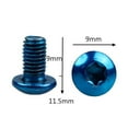 thumbnail image 6 of 12PCS Colorful Bicycle Disc Brake Rotor Fixing Screws 9mm MTB Bike Alloy Steel Disc Brake Rotor Fixing Screws, 6 of 8