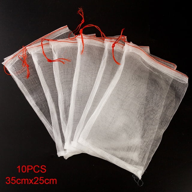 10pcs/set Vegetables Kitchen For Seeds Soaking Germination Fruit Mesh Bags Home