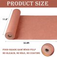 thumbnail image 2 of Unwaxed Butcher Paper,11.8"x32.8ft Unwaxed,QZS Uncoated,Peach Butcher Paper for Smoking Meat, Wrapping Sheet for Home,Parties,Picnics Use, 2 of 6