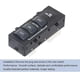 thumbnail image 5 of Interruptor selector de tracción en las 4 ruedas Yuxing 1500 2500 2001-2002 Negro, 5 of 5
