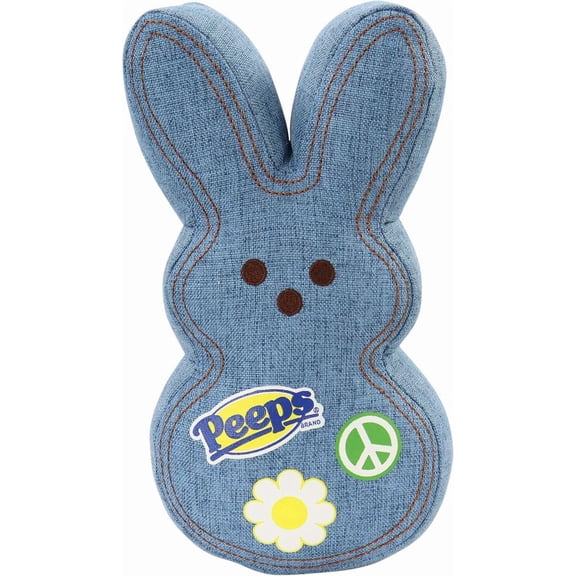 Peeps Denim Bunny Plush