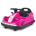 thumbnail image 1 of VOLTZ TOYS 12V Kids Bumper Car, Indoor & Outdoor 2 Modes, 360°Rotation Electric Ride On Car Dual Motors w/ Parent Remote Control and Customized Stickers(Pink), 1 of 10