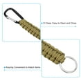 thumbnail image 4 of Uxcell Paracord Keychains Braided Paracord Keychain Clip Paracord Lanyard with D Hook Clip Khaki 2 Pcs, 4 of 6