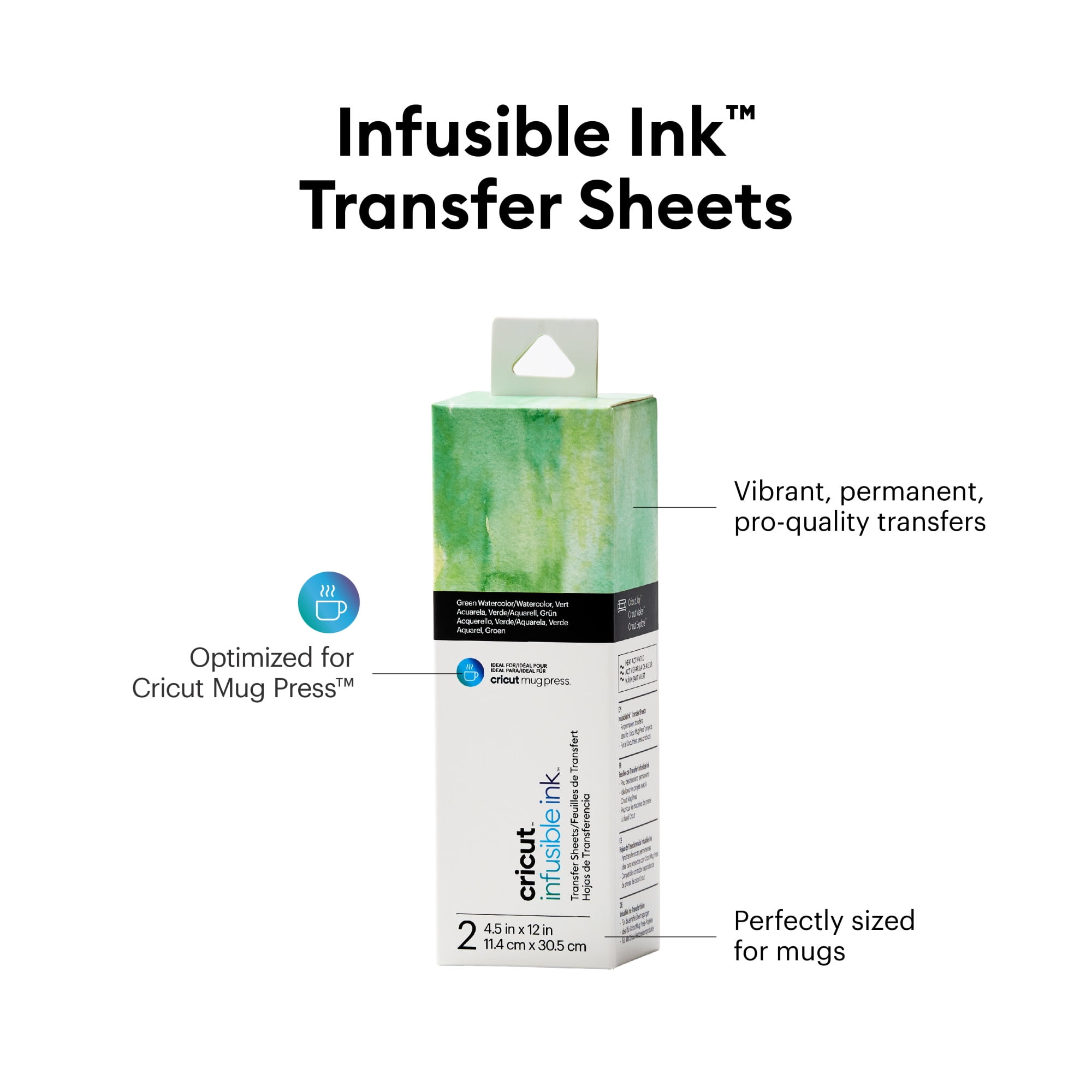 Cricut® Infusible Ink™ Transfer Sheets Patterns (2 ct), Green