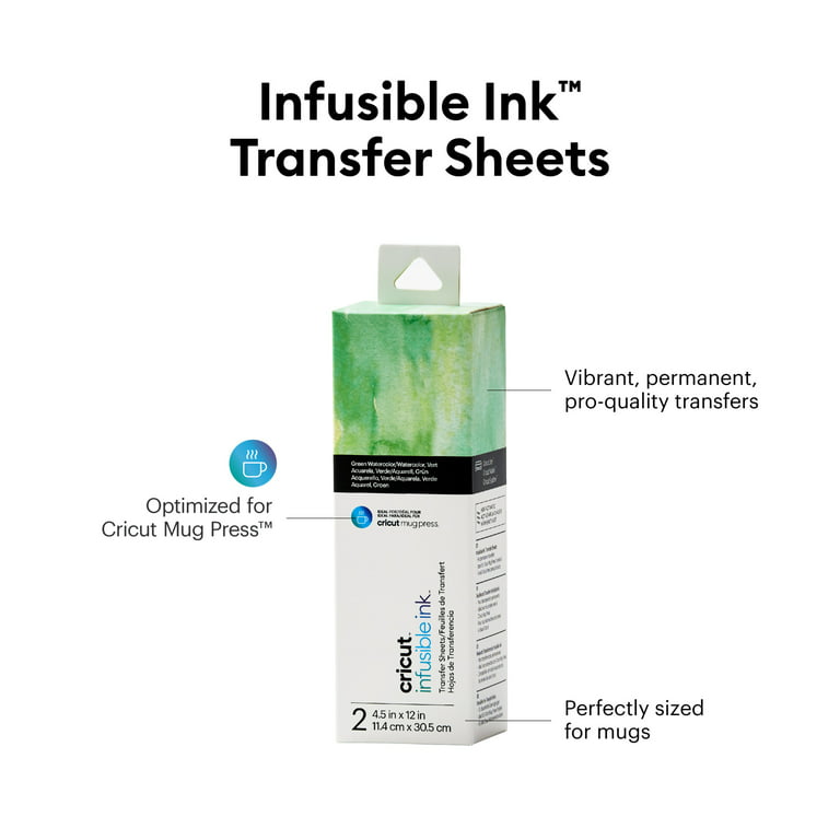 Lot of 8 Cricut Infusible Ink Transfer Sheets-Multiple Colors 16 Total  Sheets.
