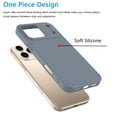 thumbnail image 6 of For Apple iphone 17 Pro Max Case Silicone Cover, Tekcoo Shockproof Rugged Rubber Ultra Slim Protective Cover Anti-Scratch Microfiber Lining Cute Phone Case for Apple iphone 17 Pro Max - Gray, 6 of 10