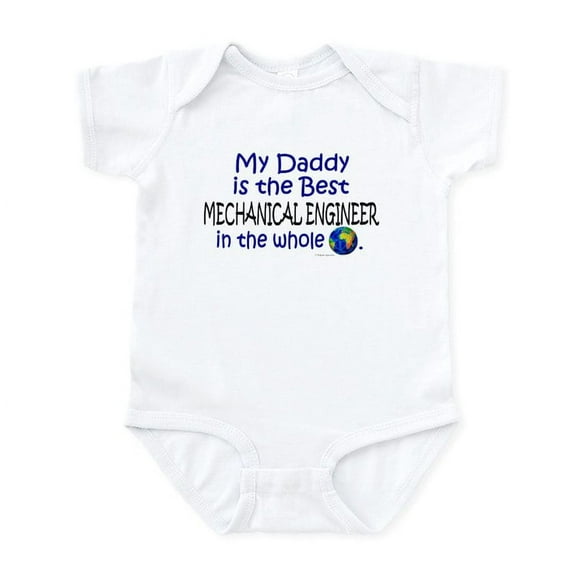 CafePress - Best Mechanical Engineer (Daddy) Infant Bodysuit - Baby Light Bodysuit, Size Newborn - 24 Months