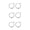 Silver-13MM-13MM-13MM, variant on Thick Gold Plated Chunky Small Hollow Tube Hoops Earrings for Women Hypoallergenic Lightweight Jewelry Birthday Gift for Women 13/15/20/25/30/40mm