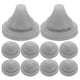 thumbnail image 1 of BRIGHTFUFU 50 Uds. Boquillas de silicona para cabezal de ducha, piezas de repuesto para cabezales de ducha, boquillas de repuesto para cabezal de ducha de silicona antiobstrucción, 1 of 7