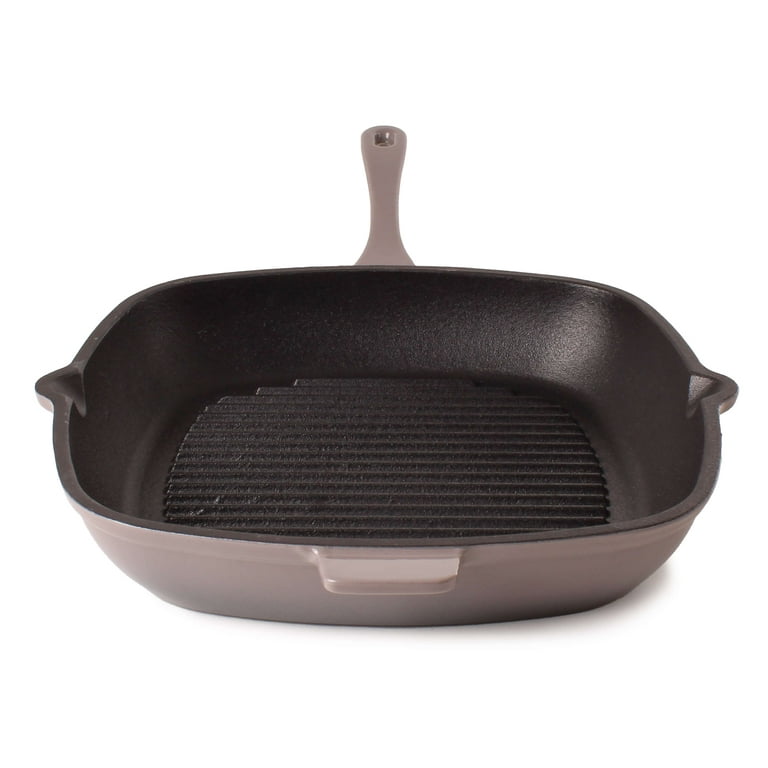 BergHOFF Neo 11 Cast Iron Square Grill Pan - Oyster