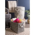 thumbnail image 5 of DII 12" Rectangle Modern Style Paper Large Basketweave Bin in Gray, 5 of 6