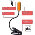 thumbnail image 2 of Amber Book Light, Blue Light Blocking - Dual Mode Rechargeable Night Reading Light, 1600K Amber and 625nm Red for Reading in Bed at Night. Gift for Students, Kids, Travel, Study., 2 of 5