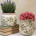 thumbnail image 6 of Vintage Ceramic 6.11'' Plant Pots, Decorative Vase for Indoor Garden, Room & Home Decor, Sage Beige, 6 of 15