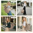 thumbnail image 7 of Convertible Laptop Backpack for Women - Tote Bag with Water-Resistant Material, 7 of 7