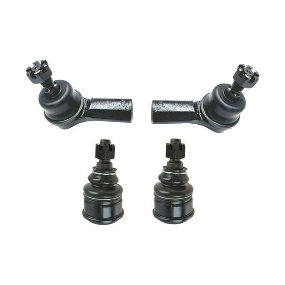 2 Lower Ball Joints 2 Outer Tie Rod Ends Front Suspension Kit Fits select: 2001-2005 HONDA CIVIC