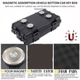 thumbnail image 4 of CAJA DE ALMACENAMIENTO MAGNÍtico, Caja de Llave Magnética de ABS Resistente a la intemperie gran capacidad para trabajo, 4 of 7