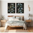 thumbnail image 3 of Kate and Laurel Sylvie Foliage I and Foliage III Framed Canvas Wall Art Set by Nikita Jariwala, 2 Piece 28x38 Gold, Soft Colorful Flower Bouquet Art for Wall, 3 of 7