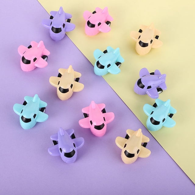 Color Macaron Children Small Airplane Airplane Model Toy Pull Back Toys Pull Back Airplane Q Version Airplane heqiyong toy