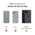 thumbnail image 7 of SURITCH for iPhone 15 Plus / 14 Plus Case with Magnetic Camera Slide Cover and Adjustable Kickstand, Compatible with MagSafe, Shockproof Bumper Case Slim Protective Cover, Black, 7 of 7