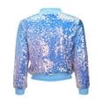 thumbnail image 5 of Vividxx Toddler Girls Jacket Girl's Color Blocked Sequin Bead Zipper Long Sleeve Jacket Coats For Boys And Girls 9-10 Years, 5 of 8