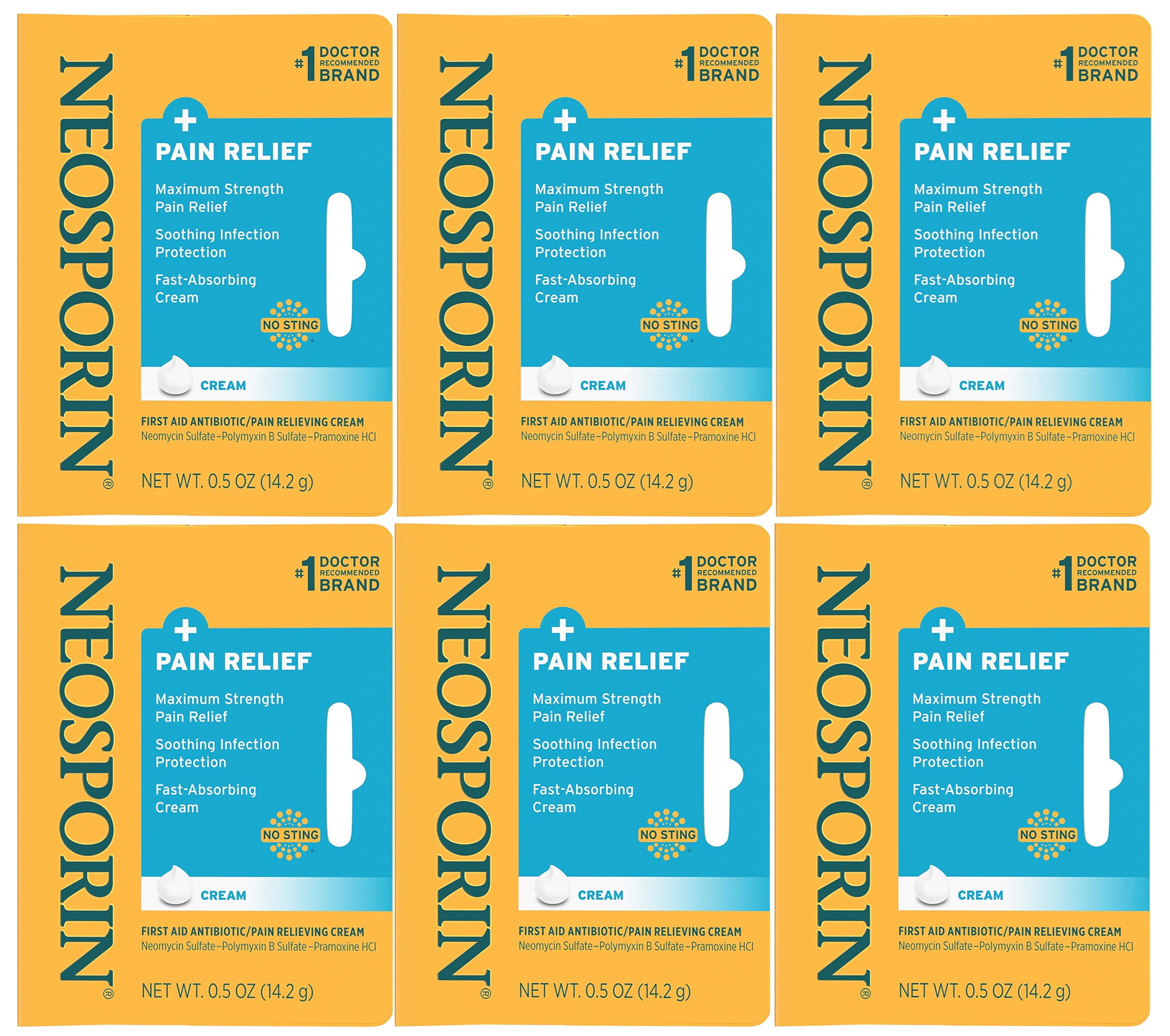 Neosporin Plus Pain Relief, Maximum Strength, First Aid Antibiotic