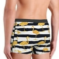 thumbnail image 3 of Goofa Gold Flamingo Printed Men's Boxer Briefs Underwear, Moisture-Wicking Underwear, Trunk,Soft and Breathable Cotton Underwear-, 3 of 9