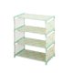 thumbnail image 1 of Zapatero de 4 niveles, fácil de instalar, de tela no tejida, impermeable, organizador de zapatos, zapatero estable, estante para zapatos, botas y pantuflas - Flamenco (verde), 1 of 6