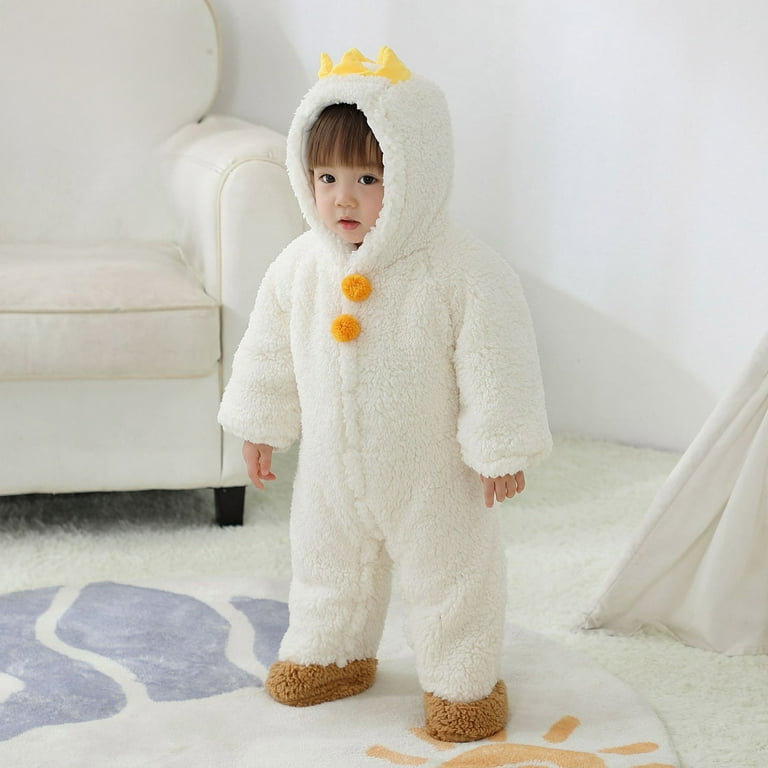 Baby Snowsuit Baby Winter Feet Snowsuit Clothes Fall Winter