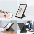thumbnail image 3 of Allytech Slim Case for Lenovo Tab M10 10.1" Tablet Case 3rd Generation Model TB-328F, Ultra Thin Lightweight Auto Sleep Wake Protective Folding Kickstand Smart Cover Folio Flip Anti-scratch - Gray, 3 of 8