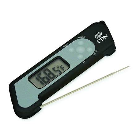 CDN ProAccurate Folding Themocouple Thermometer, Shatterproof, For Food Cooking