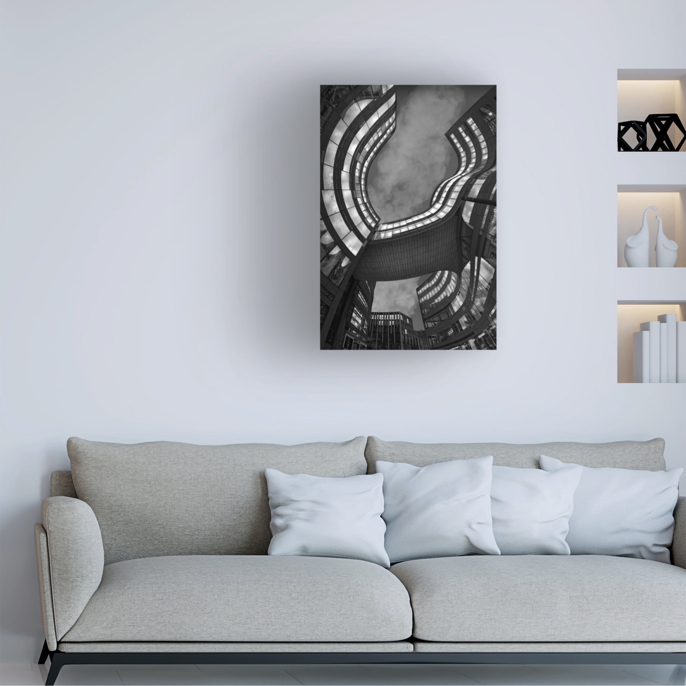 Canvas Wall Art - Wolfgang Mothes 'Ka Bogen' Wall Art for Living Room, Bedroom, or Office Décor by Trademark Fine Art - 12 x 19 Inches