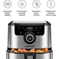 thumbnail image 2 of Freidora de Aire Digital CHEFMAN 4 Litros Acero Inoxidable, 2 of 8