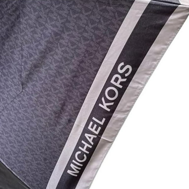 Michael Kors Signature Print Umbrella with Recycled Polyester  